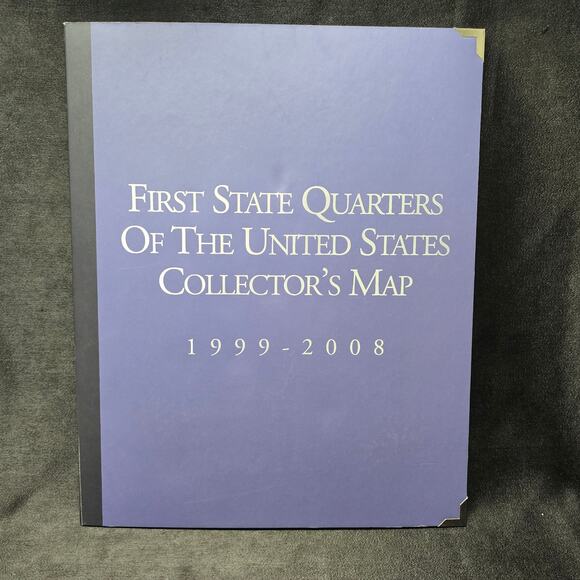 First State Quarters Collectors Map Guide & COA x2 - Picture 3 of 10